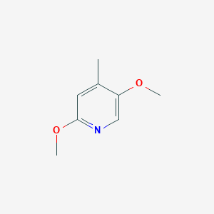 molecular formula C8H11NO2 B12100236 2,5-Dimethoxy-4-methylpyridine 