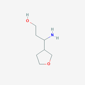 3-Amino-3-(oxolan-3-yl)propan-1-ol