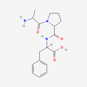 2-[[1-(2-Aminopropanoyl)pyrrolidine-2-carbonyl]amino]-3-phenylpropanoic acid