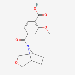 4-(3-Oxa-8-azabicyclo[3.2.1]octane-8-carbonyl)-2-ethoxybenzoic acid