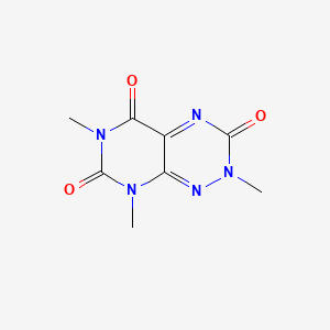 molecular formula C8H9N5O3 B1210041 2-甲基-发酵醇酮 CAS No. 22712-32-9