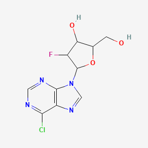 6-Chloropurine-9-beta-D-(2'-deoxy-2'-fluoro)arabino-riboside