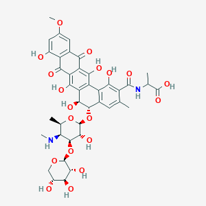 molecular formula C40H44N2O19 B1210053 7-羟基普拉迪迈素A 