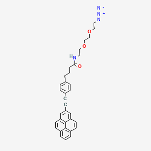 N-[2-[2-(2-azidoethoxy)ethoxy]ethyl]-4-[4-(2-pyren-2-ylethynyl)phenyl]butanamide