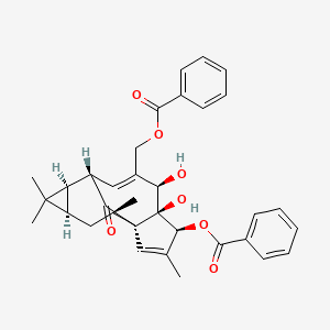 molecular formula C34H36O7 B1210057 Ingenol 3,20-苯甲酸酯 