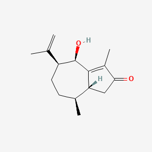 molecular formula C15H22O2 B1210058 羟基异广藿香酮 CAS No. 63512-80-1