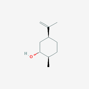 molecular formula C10H18O B1210060 (-)-异二氢香叶醇 