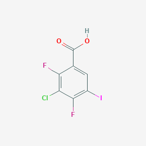 3-Chloro-2,4-difluoro-5-iodobenzoic acid