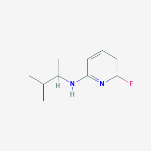 6-fluoro-N-(3-methylbutan-2-yl)pyridin-2-amine