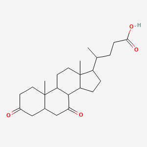 molecular formula C24H36O4 B12100673 3,7-Diketo-5beta-cholan-24-oic acid 