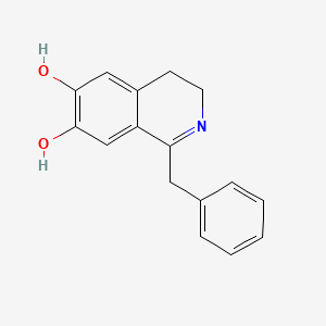 B1210068 6,7-Isoquinolinediol, 3,4-dihydro-1-(phenylmethyl)- CAS No. 17578-74-4