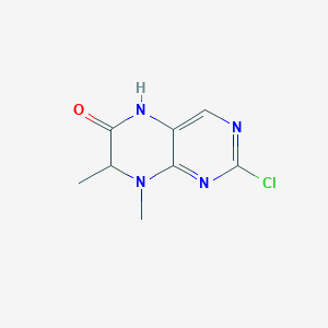 2-chloro-7,8-dimethyl-7,8-dihydropteridin-6(5H)-one