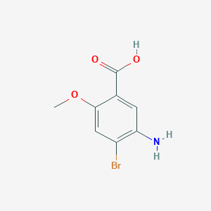 5-Amino-4-bromo-2-methoxy-benzoic acid