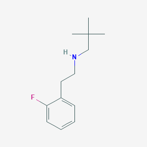 molecular formula C13H20FN B12100711 (2,2-Dimethylpropyl)[2-(2-fluorophenyl)ethyl]amine 