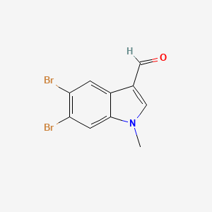 5,6-Dibromo-1-methyl-1H-indole-3-carbaldehyde