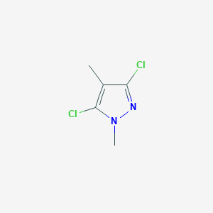 molecular formula C5H6Cl2N2 B12100843 3,5-Dichloro-1,4-dimethylpyrazole 