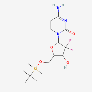 2'-Deoxy-5'-O-[(1,1-dimethylethyl)dimethylsilyl]-2',2'-difluorocytidine