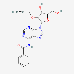 molecular formula C20H19N5O5 B12100974 N4-Benzoyl-2'-O-propargyladenosine 