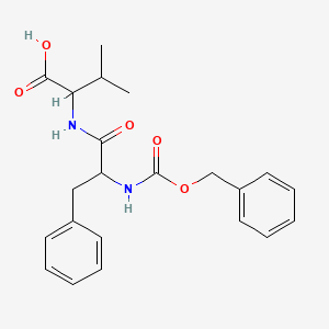 molecular formula C22H26N2O5 B12100976 N-Benzyloxycarbonylphenylalanyl-valine CAS No. 55565-48-5