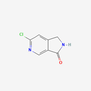 6-Chloro-1,2-dihydro-3H-pyrrolo[3,4-C]pyridin-3-one