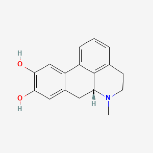 molecular formula C17H17NO2 B1210101 Isoapomorphine CAS No. 34029-43-1