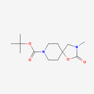 1-Oxa-3,8-diazaspiro[4.5]decane-8-carboxylic acid, 3-methyl-2-oxo-, 1,1-dimethylethyl ester