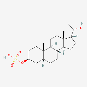 molecular formula C21H36O5S B1210103 Pregnane-3,20-diol 3-sulfate CAS No. 65423-37-2