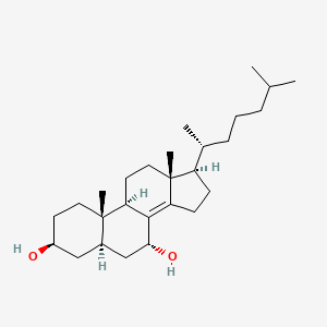 molecular formula C27H46O2 B1210105 Cholest-8(14)-ene-3,7-diol CAS No. 69140-06-3