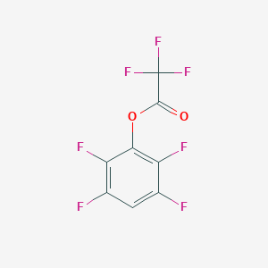 molecular formula C8HF7O2 B121011 2,3,5,6-四氟苯基三氟乙酸酯 CAS No. 142685-25-4