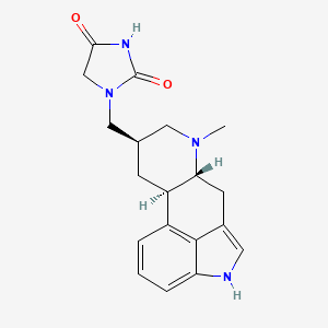 B1210123 1-(6-Methylergoline-8-yl)hydantoin CAS No. 95688-34-9
