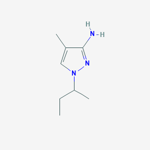 1-(Butan-2-YL)-4-methyl-1H-pyrazol-3-amine