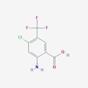 2-Amino-4-chloro-5-(trifluoromethyl)benzoic acid