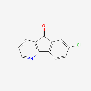 molecular formula C12H6ClNO B12101408 5H-Indeno[1,2-b]pyridin-5-one, 7-chloro- CAS No. 101419-81-2