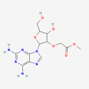 2-Amino-2'-O-(2-methoxy-2-oxoethyl)adenosine