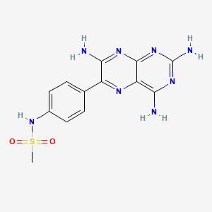 B1210142 2,4,7-Triamino-6-(4-methanesulfonamidophenyl)pteridine CAS No. 142731-14-4