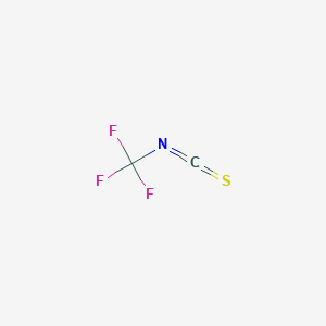 molecular formula C2F3NS B12101425 Trifluoro(isothiocyanato)methane CAS No. 1656-56-0