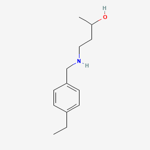 4-{[(4-Ethylphenyl)methyl]amino}butan-2-ol