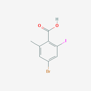 4-Bromo-2-iodo-6-methylbenzoic acid