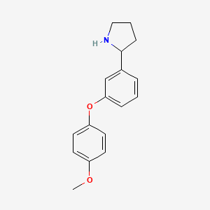 1-[3-((2S)Pyrrolidin-2-YL)phenoxy]-4-methoxybenzene