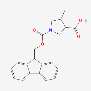 1-[(9H-fluoren-9-ylmethoxy)carbonyl]-4-methylpyrrolidine-3-carboxylic acid