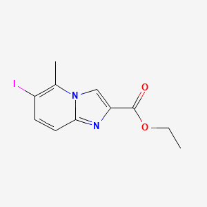 Ethyl 6-iodo-5-methylimidazo[1,2-a]pyridine-2-carboxylate