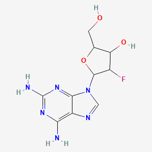 2,6-Diamino-9-(2'-deoxy-2'-fluoro-beta-d-arabinofuranosyl)purine