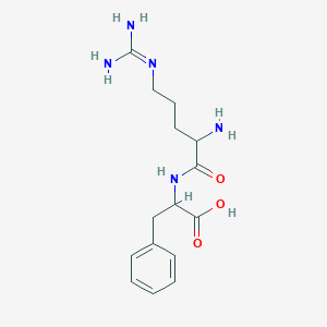 2-[[2-Amino-5-(diaminomethylideneamino)pentanoyl]amino]-3-phenylpropanoic acid