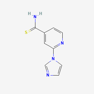 2-(1H-imidazol-1-yl)pyridine-4-carbothioamide