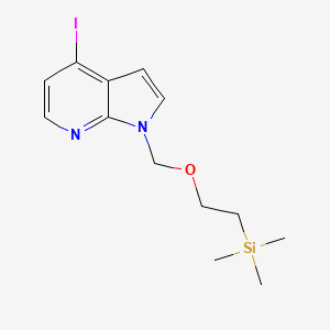 1H-Pyrrolo[2,3-b]pyridine, 4-iodo-1-[[2-(trimethylsilyl)ethoxy]methyl]-