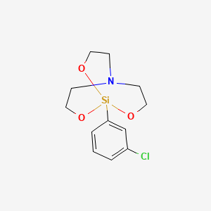 2,8,9-Trioxa-5-aza-1-silabicyclo(3.3.3)undecane, 1-(m-chlorophenyl)-