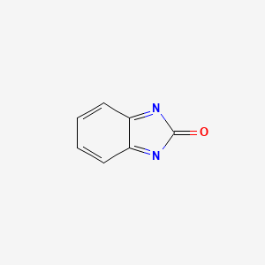 molecular formula C7H4N2O B1210169 苯并咪唑-2-酮 CAS No. 43135-91-7