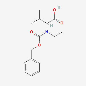 2-{[(Benzyloxy)carbonyl](ethyl)amino}-3-methylbutanoic acid