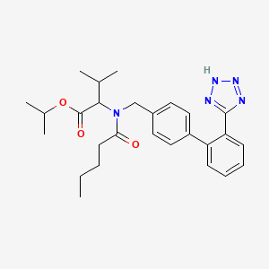 molecular formula C27H35N5O3 B12101772 Valsartan Acid Isopropyl Ester 