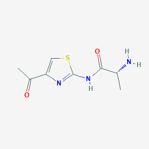 (2R)-N-(4-acetyl-1,3-thiazol-2-yl)-2-aminopropanamide